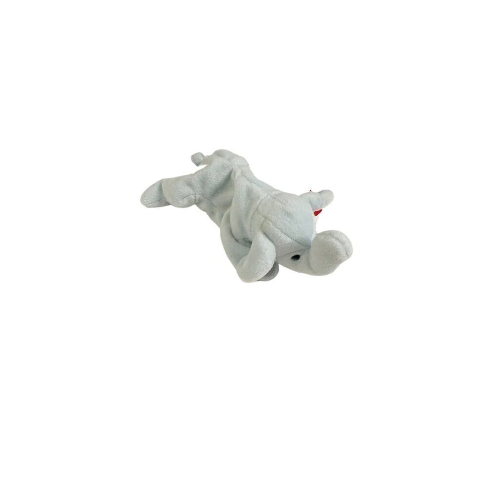 Ty Beanie Babies Peanut The Elephant - Light Blue 1995 No tag